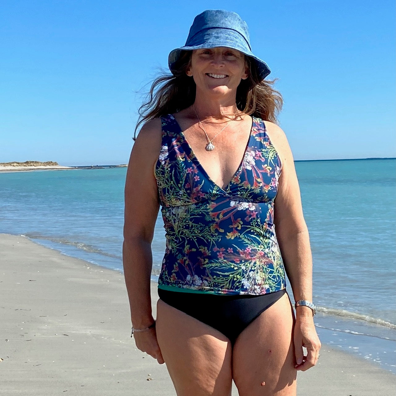 Tankini Top - Botanica Reversible
